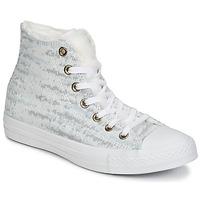 Converse CHUCK TAYLOR ALL STAR KNIT/FUR HI women\'s Shoes (High-top Trainers) in grey
