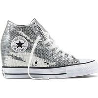 Converse 556781C Sneakers Women Silver women\'s Shoes (High-top Trainers) in Silver