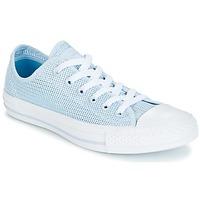 converse chuck taylor all star ox womens shoes trainers in blue
