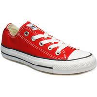 Converse Mens Womens Red All Star Ox Trainers women\'s Shoes (Trainers) in red