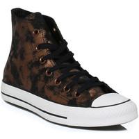 converse all star hi womens gold black trainers womens shoes high top  ...