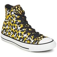 Converse ALL STAR ANIMAL PRINT CANVAS HI women\'s Shoes (High-top Trainers) in gold