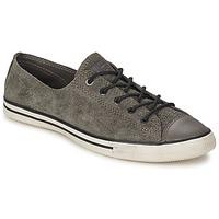 Converse ALL STAR FANCY LEATHER OX women\'s Shoes (Trainers) in grey