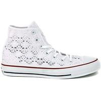 Converse ALL STAR CROCHET WHITE women\'s Shoes (High-top Trainers) in multicolour