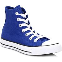 converse womens electric cobalt all star hi trainers womens shoes high ...