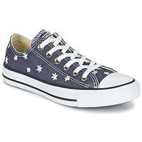Converse CHUCK TAYLOR ALL STAR DENIM FLORAL OX women\'s Shoes (Trainers) in blue
