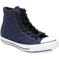 converse nighttime navyblack hi quilted trainers womens shoes high top ...