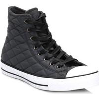 converse storm wind greyblack hi quilted trainers womens shoes high to ...
