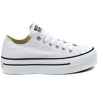 converse all star platform ox white womens shoes trainers in multicolo ...