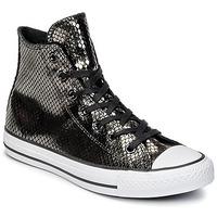 Converse CHUCK TAYLOR ALL STAR METALLIC SNAKE LEATHER HI women\'s Shoes (High-top Trainers) in black