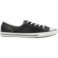 Converse CT Fancy OX Leather women\'s Shoes (Trainers) in Black
