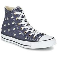 Converse CHUCK TAYLOR ALL STAR DENIM FLORAL HI women\'s Shoes (High-top Trainers) in blue