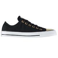 converse ox metallic toe cap canvas shoes