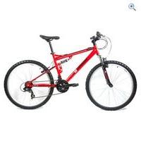 Compass Latitude Full Suspension Mountain Bike - Size: 18 - Colour: Red