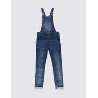 Cotton Denim Dungarees with Stretch (3-14 Years)