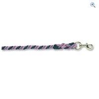 Cottage Craft Multi Coloured Deluxe Lead Rope - Colour: NAVY-LILAC-RASP
