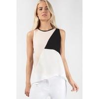 COLOURBLOCK PU TRIM VEST