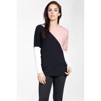 COLOUR BLOCK PANEL BATWING TOP