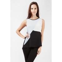 COLOURBLOCK PU TRIM VEST