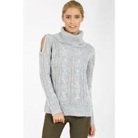 COLD SHOULDER CABLE JUMPER