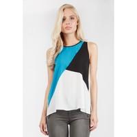 COLOURBLOCK PU TRIM VEST