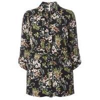 Collection Tropical Print Shirt, Green