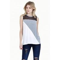 COLOUR BLOCK VEST