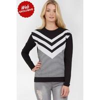 colour block fine gg jumper