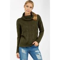 COLD SHOULDER CABLE JUMPER