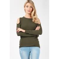 COLD SHOULDER JUMPER