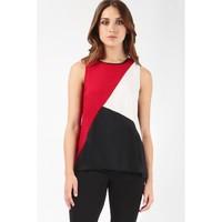 COLOURBLOCK PU TRIM VEST