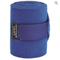 Cottage Craft Fleece Bandages (Set of 4) - Colour: Royal Blue