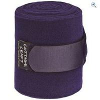 Cottage Craft Fleece Bandages (Set of 4) - Colour: Purple