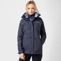 columbia womens longer miles jacket blue blue