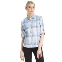 columbia womens camp henry long sleeve shirt blue blue