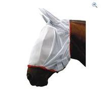 Cottage Craft Full Face Fly Mesh Mask - Size: COB - Colour: White