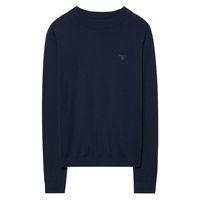 cotton wool crewneck jumper evening blue