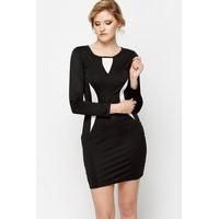 colourblock bodycon dress