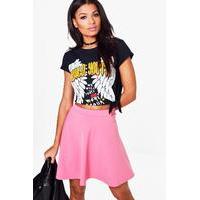 Colour Pop Skater Skirt - pink