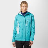 columbia womens pouring adventure omni tech jacket blue