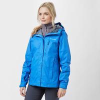 Columbia Women\'s Pouring Adventure Jacket, Bright Blue