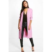 Collarless Duster - lilas