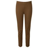 Cotton Stretch Crop Trouser (Walnut / 14)