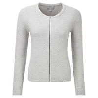 Cotton Zip Cardigan (Heather Grey / 08)