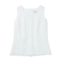 Cotton Lace Shell Top (White / 08)
