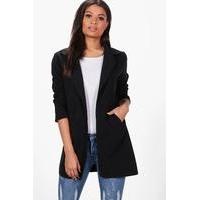 Collared Coat - black