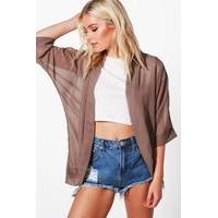 cocoon kimono mocha