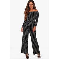 Connie Stripe Wide Leg Jumpsuit - multi