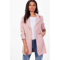 Collared Coat - blush