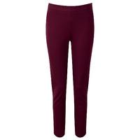 Cotton Stretch Crop Trouser (Winter Berry / 10)